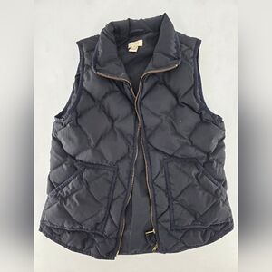 J. Crew Dark Quilted Vest